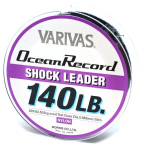 Моношоклідер Varivas Ocean Record Shock Leader 50m 63.5kg 0.985mm (1111334)