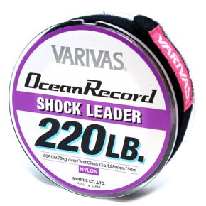Моношоклідер Varivas Ocean Record Shock Leader 50m 99kg 1.28mm (1111336)