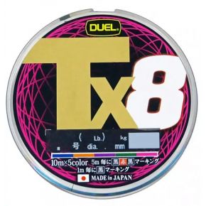 Шнур Duel Tx8 300m 5Color 21.3kg 0.27mm #2.5 (H4344-5C)