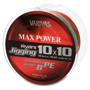 Шнур Varivas Jigging 10x10 Max Power PE X8 400m 78LB 35.32kg 0.37mm #5 (2140385)