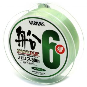 Флюорокарбон Varivas Hard Top Hune Harris 80m 0.405mm #6 (2140393)