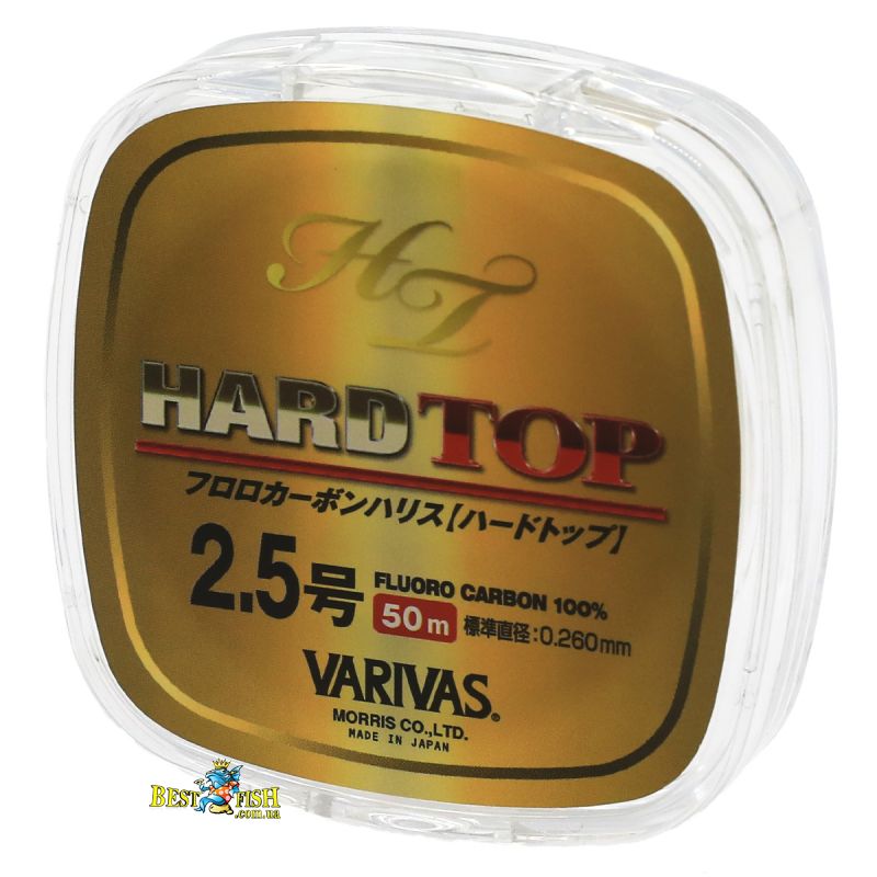 Флюорокарбон Varivas Hard Top 50m 5.4kg 0.260mm (2164990) Флюорокарбон Varivas Hard Top 50m 5.4kg 0.260mm (2164990)