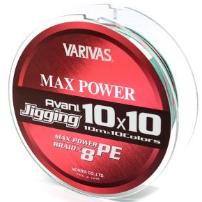 Шнур Varivas Avani Jigging Max Power X8 1010 Multicolor 400m 21.8kg 0.285mm #3.0 (2179534)