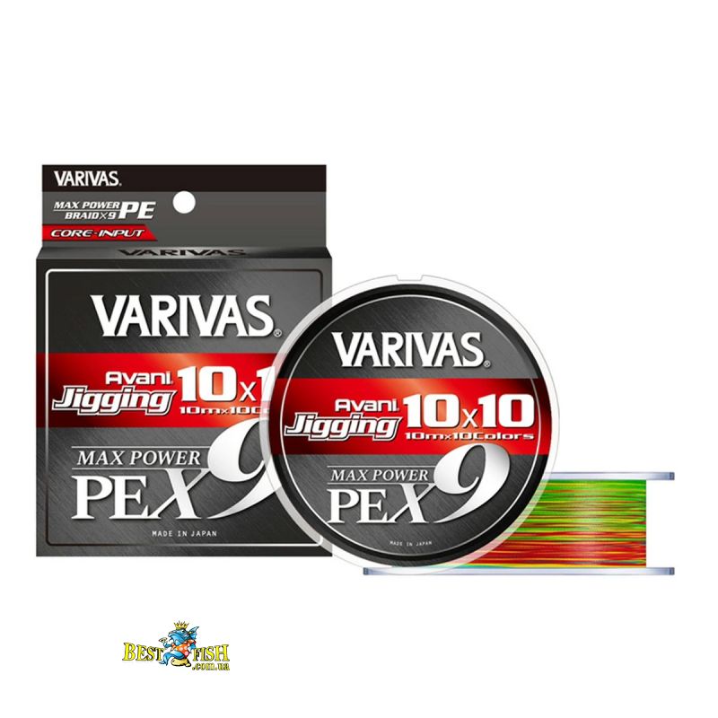 Шнур Varivas Avani Jigging Max Power X9 1010 Multicolor 300m 38kg 0.370mm #5.0 (VA 13729) Шнур Varivas Avani Jigging Max Power X9 1010 Multicolor 300m 38kg 0.370mm #5.0 (VA 13729)