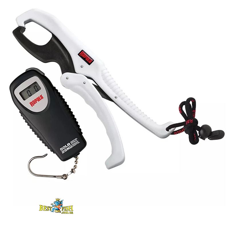 Ваги + Ліпгріп Rapala Floating Fish Gripper Scale Combo щипці-захват та ваги (RFFGSC) Ваги + Ліпгріп Rapala Floating Fish Gripper Scale Combo щипці-захват та ваги (RFFGSC)