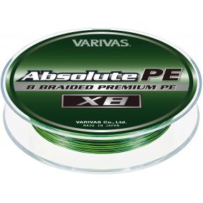 Шнур Varivas Absolute PE X8 150m 9.0kg 0.165mm #1.0 (VA 19542)