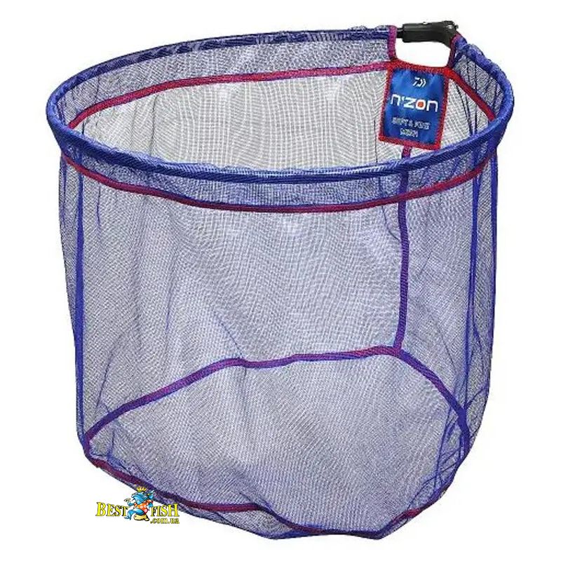 Голова підсаку Daiwa N'Zon Soft Fine Mesh Landing Net 40х40cm (13450-040) Голова підсаку Daiwa N'Zon Soft Fine Mesh Landing Net 40х40cm (13450-040)