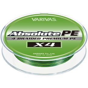 Шнур Varivas Absolute PE X4 150m 4.5kg 0.128mm #0.6 (VA 19533)