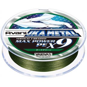Шнур Varivas Ikametal Max Power PE X9 DG 200m 6.3kg 0.128mm #0.6 (16941)