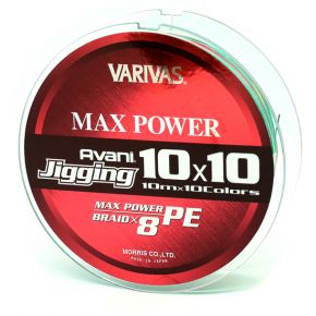 Шнур Varivas Avani Jigging Max Power X8 1010 Multicolor 300m 35.1kg 0.370mm #5.0 (722646)