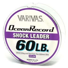 Моношоклідер Varivas Ocean Record 50m 60lb 27.215kg 0.620mm (744487)