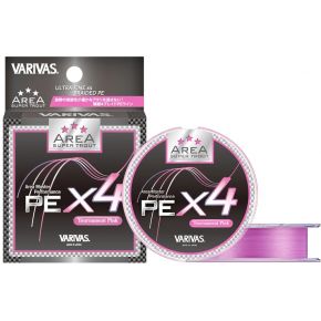 Шнур Varivas Super Trout Area PE X4 Pink 75m 2.47kg 0.071mm #0.175 (VA 16076)