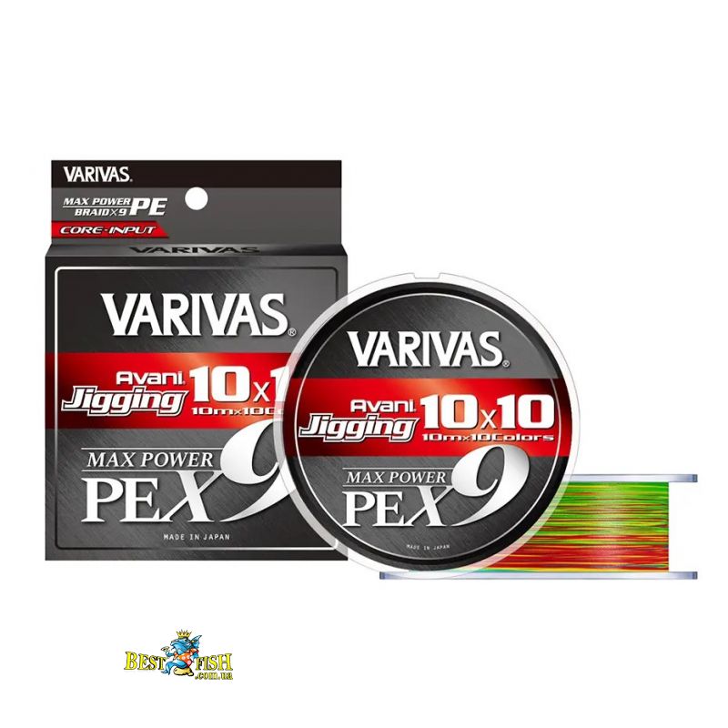 Шнур Varivas Avani Jigging Max Power X9 1010 Multicolor 200m 11.2kg 0.185mm #1.2 (VA 13704) Шнур Varivas Avani Jigging Max Power X9 1010 Multicolor 200m 11.2kg 0.185mm #1.2 (VA 13704)