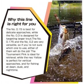 Шнур Varivas Super Trout Area PE X4 Pink 75m 2.92kg 0.074mm #0.2 (VA 16077)