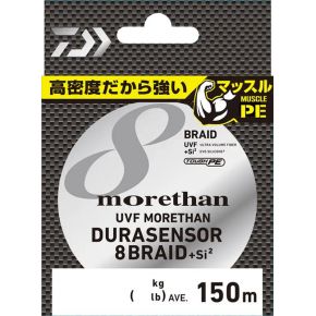 Шнур Daiwa UVF Morethan Dura Sensor X8+SI2 150m LG 6.8kg 0.148mm #0.8 (07303462)