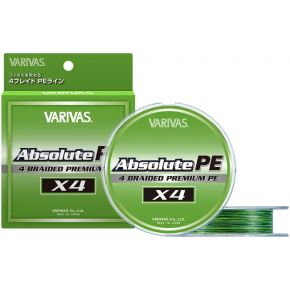 Шнур Varivas Absolute PE X4 150m 4.27kg 0.104mm #0.4 (VA 19532)