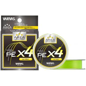 Шнур Varivas Super Trout Area PE X4 Neo Yellow 75m 2.47kg 0.071mm #0.175 (VA 16072)