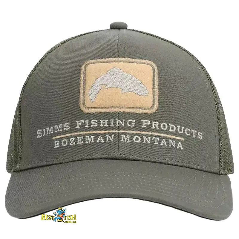 Кепка Simms Double Haul Icon Trucker Smokey Olive (2261753) Кепка Simms Double Haul Icon Trucker Smokey Olive (2261753)