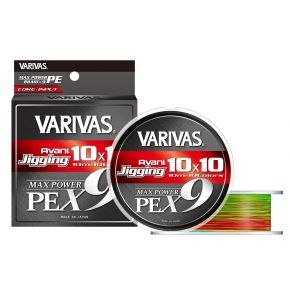 Шнур Varivas Avani Jigging Max Power X9 1010 Multicolor 200m 8.1kg 0.148mm #0.8 (VA 13702)