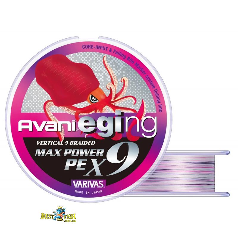Шнур Varivas Eging Max Power PE X9 150m 10.3kg 0.165mm #1.0 (17083) Шнур Varivas Eging Max Power PE X9 150m 10.3kg 0.165mm #1.0 (17083)
