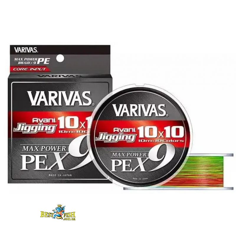 Шнур Varivas Avani Jigging Max Power X9 1010 Multicolor 200m 17.5kg 0.235mm #2.0 (VA 13706) Шнур Varivas Avani Jigging Max Power X9 1010 Multicolor 200m 17.5kg 0.235mm #2.0 (VA 13706)