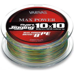 Шнур Varivas Avani Jigging Max Power X8 1010 Multicolor 200m 10.8kg 0.185mm #1.2 (634312)