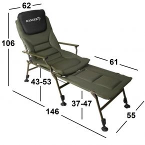 Крісло-ліжко коропове Ranger Carp SL-112 (RA2251) Крісло-ліжко коропове Ranger Carp SL-112 (RA2251)
