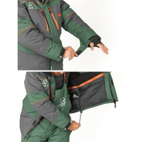 Костюм зимовий мембранний Norfin Discovery 3 GR сіро-чорний (453303-L)