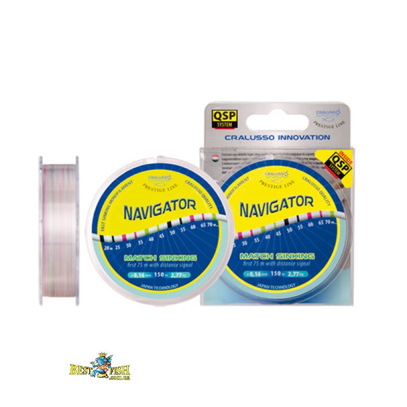 Волосінь Cralusso Navigator Feeder Energy Sinking 200 м 0.18 мм 4.4 кг (33904118)