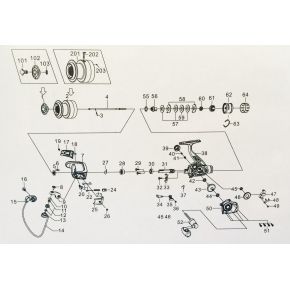Котушка Salmo Blaster Super 1 4000RD (3540RD)