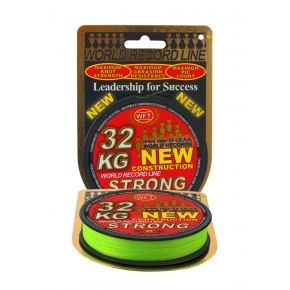 Шнур WFT KG Strong Chartreuse Round Braid 150 м 0.25 мм 39 кг (30442025)