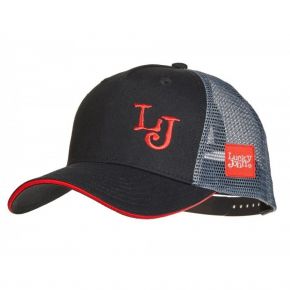 Бейсболка Lucky John чорна сітчаста One Size (AM-6001)
