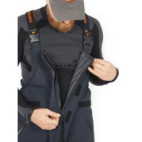 Напівкомбінезон демісезонний утеплений мембранний Norfin Rebel Pro Pants Gray 20000 мм (586002-M)