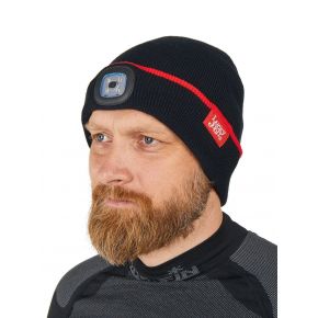 Шапка Lucky John DROP LED чорна з ліхтариком L (302776-03L)