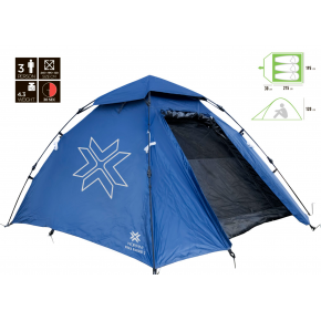 Намет напівавтомат 3-х місний Norfin NIVALA BLACKOUT 3  3000мм  (NFL-10411)