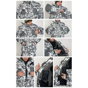 Костюм зимовий Norfin Explorer Camo -40 (340105-XXL)