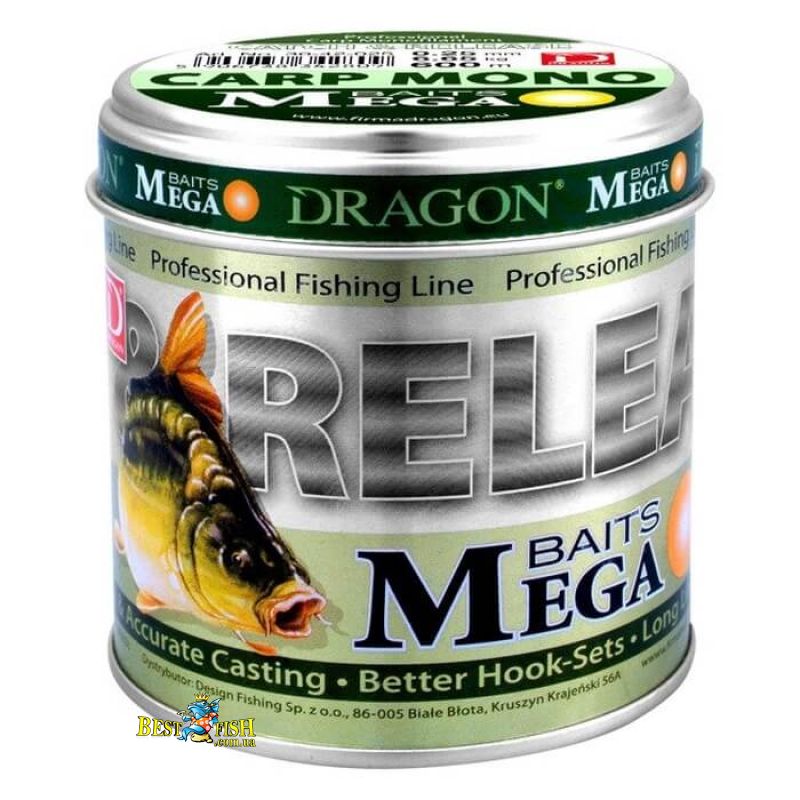 Волосінь Dragon Mega Baits Fluorocarbon 300 м 0.35 мм 9.50 кг (TDC-39-24-335) Волосінь Dragon Mega Baits Fluorocarbon 300 м 0.35 мм 9.50 кг (TDC-39-24-335)