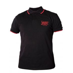 Футболка-поло Lucky John Black чорна L (AM-7507-03L)