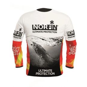 Реглан Lucky John Fire білий S (AM-7001-01S)