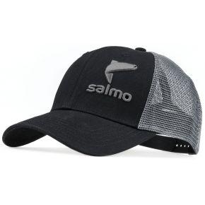 Бейсболка Salmo Since 1986 чорно-сіра сітчаста One Size (AM-6019)