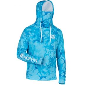 Реглан Norfin Sun Pro Halibut Hoodie синій S (135001-S)