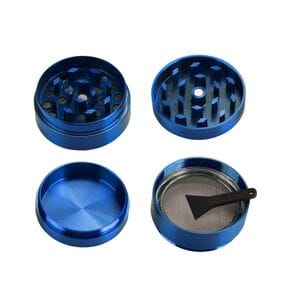 Подрібнювач для тютюну Blue Metall Grinder King Size 50mm (KS2868AEXBL)