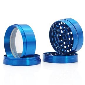 Подрібнювач для тютюну Blue Metall Grinder King Size 50mm (KS2868AEXBL)