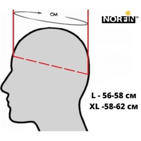 Шапка Norfin Kobold Warm GY (302742-L)