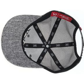 Бейсболка Lucky John сіра сітчаста One Size (AM-6012)