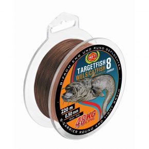 Шнур WFT TF8 Catfish Brown 220 м 0.50 мм 48 кг (30484150)