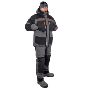 Костюм зимовий мембранний Norfin Discovery 3 GR сіро-чорний (453301-S)