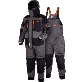 Костюм зимовий мембранний Norfin Discovery 3 GR сіро-чорний (453301-S)