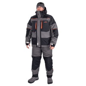 Костюм зимовий мембранний Norfin Discovery 3 GR сіро-чорний (453301-S)
