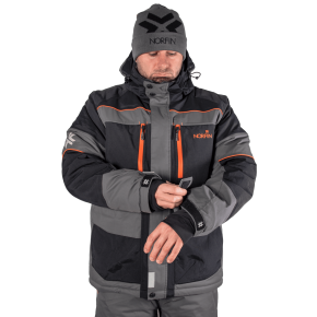 Костюм зимовий мембранний Norfin Discovery 3 GR сіро-чорний (453301-S)